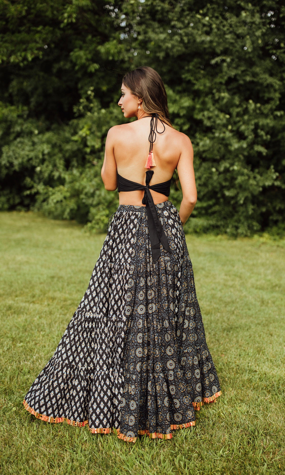 CCR3647 blue full flare chaniya choli-Raas USA