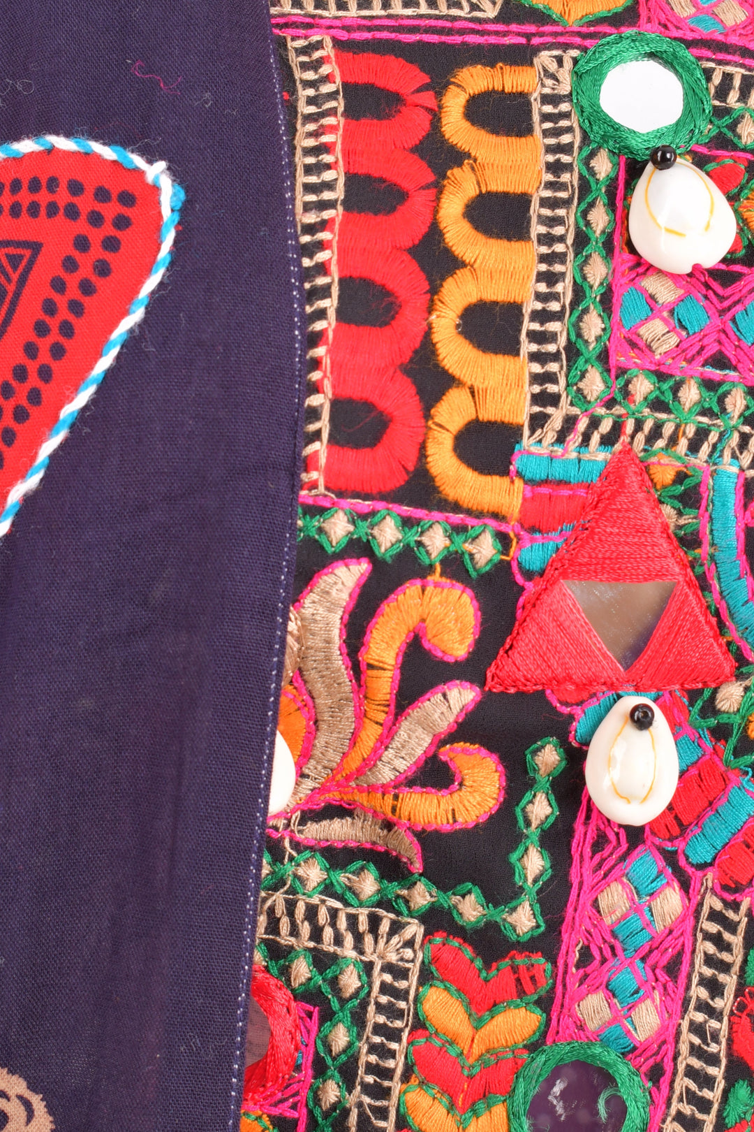 Ciao Embroidered Navratri Chaniya Choli-[mirror work]-Raas