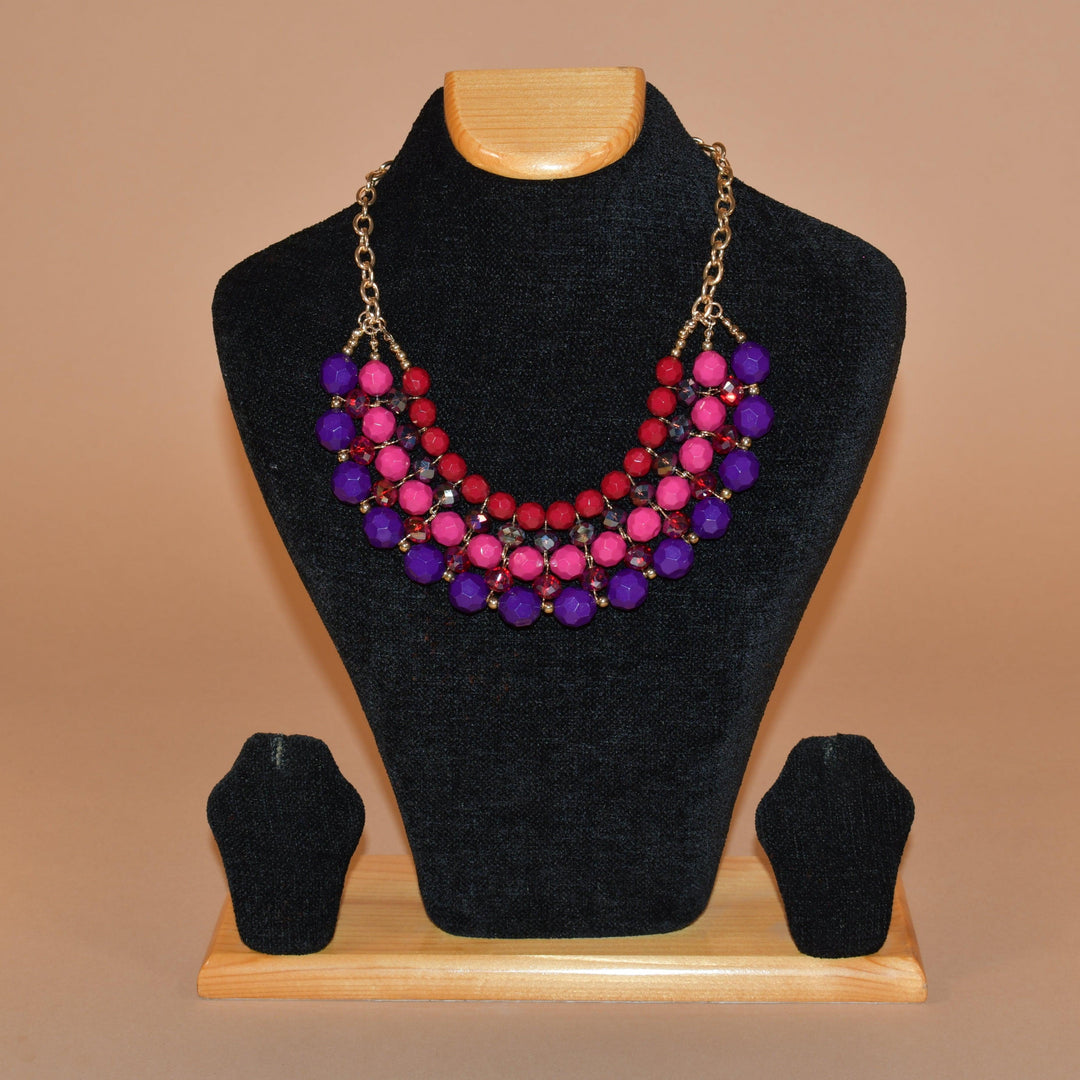 Colorful Multi Tiered Necklace