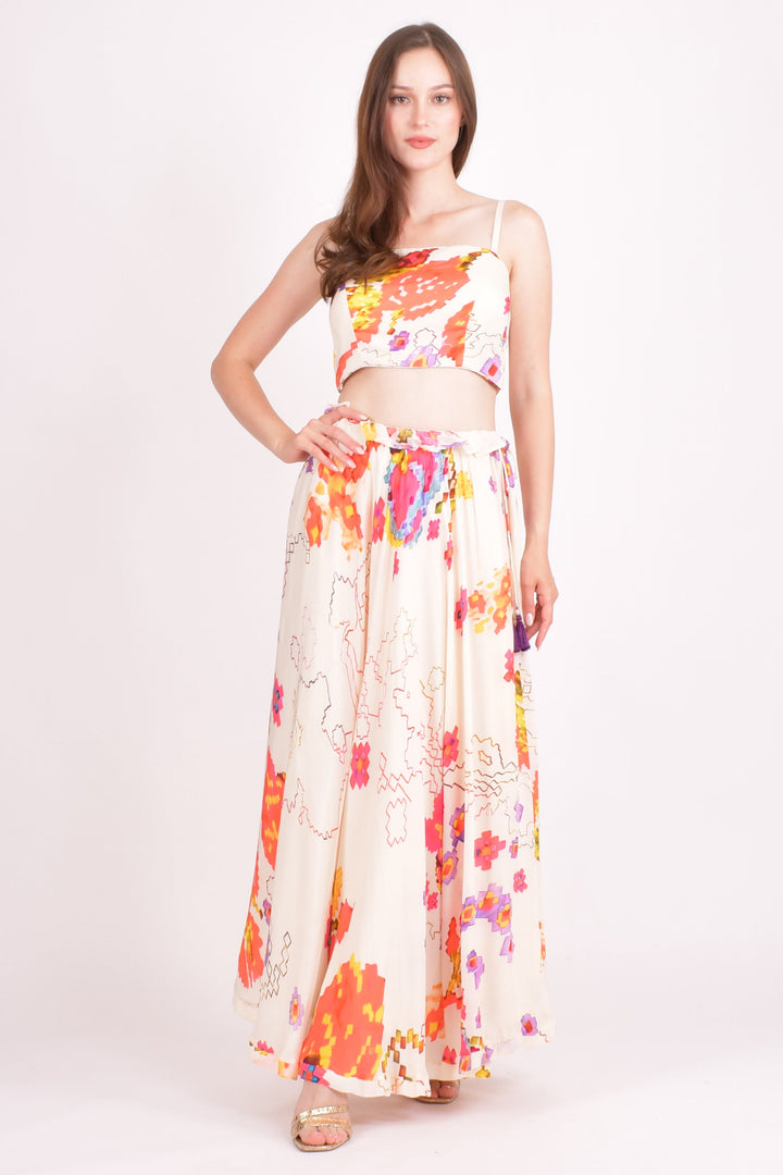 Zaria Floral Two - Piece Set - Raas USA