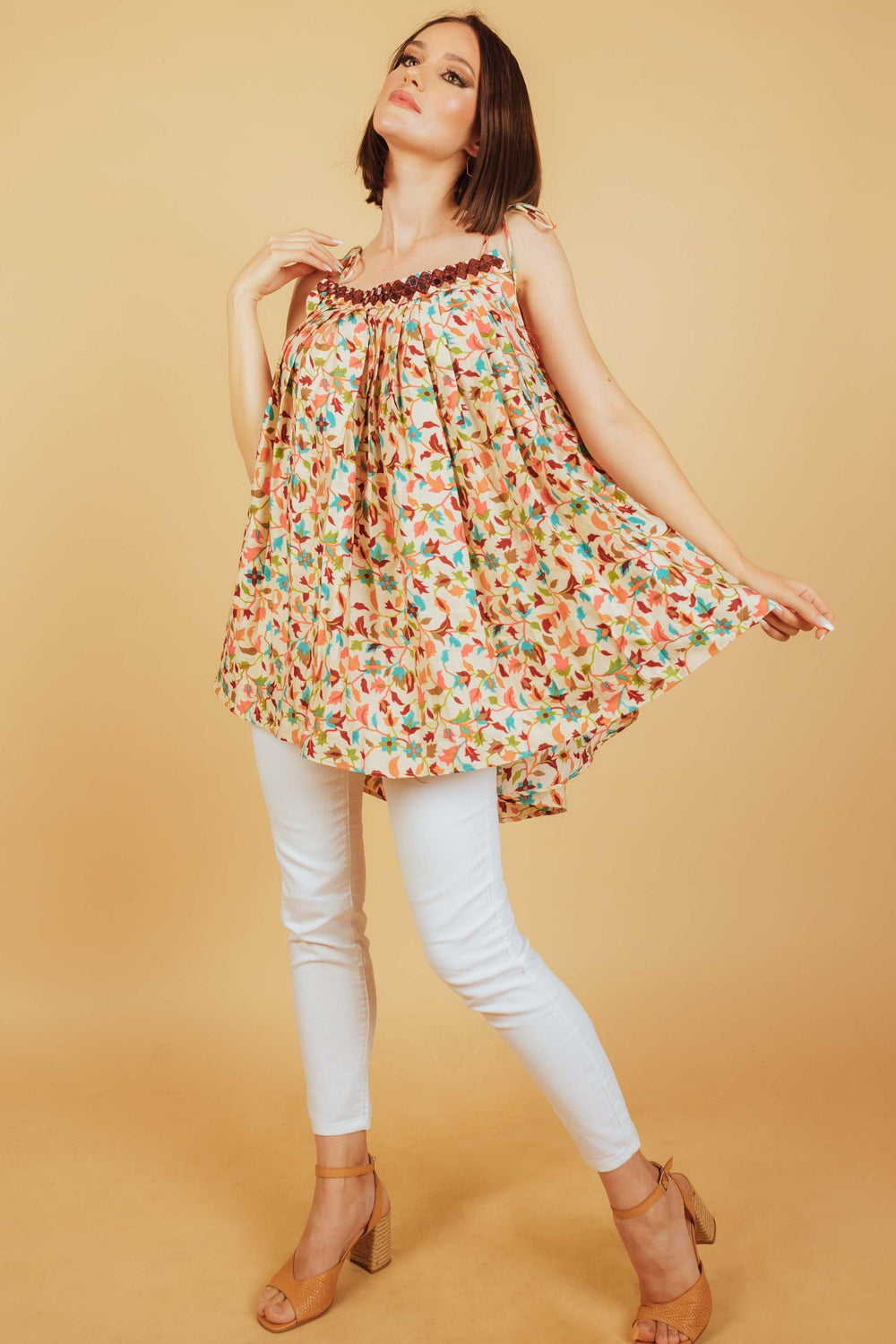 Cotton Embroidered Top TOPS & TUNICS RAAS