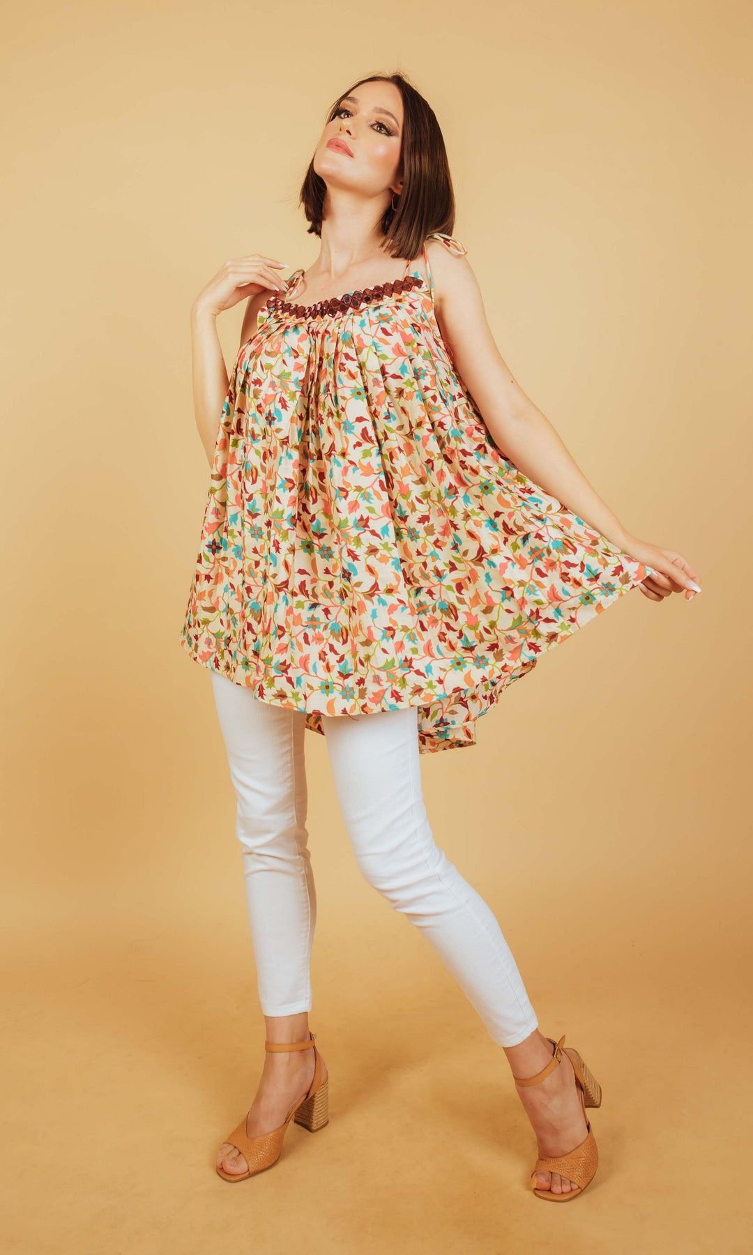 Cotton Embroidered Top TOPS & TUNICS RAAS