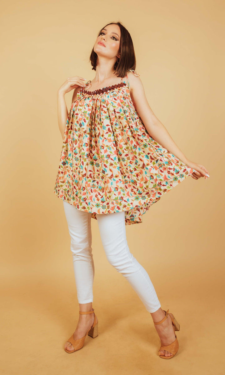 Cotton Embroidered Top TOPS & TUNICS RAAS