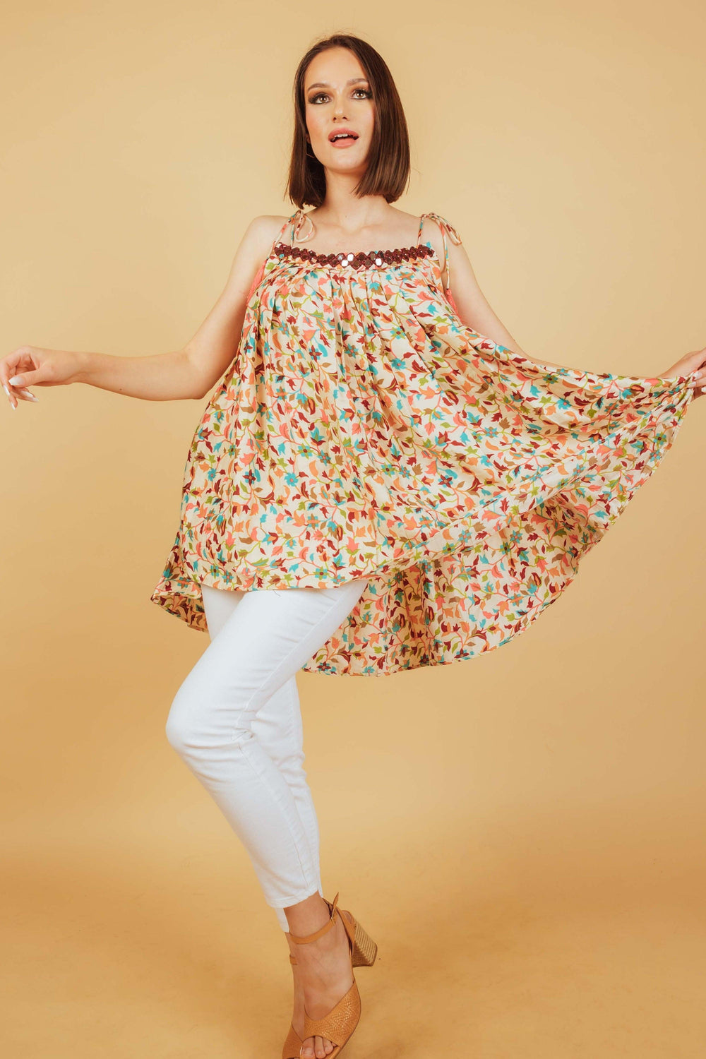 Cotton Embroidered Top TOPS & TUNICS RAAS