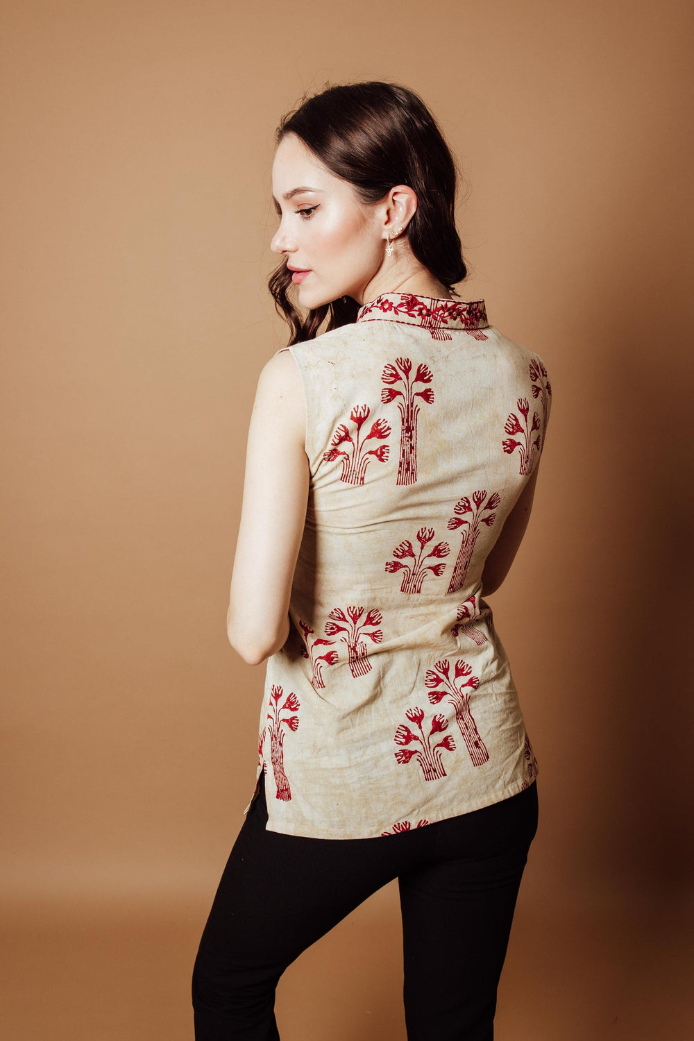 Cotton Top with Hand Block TOPS & TUNICS RAAS