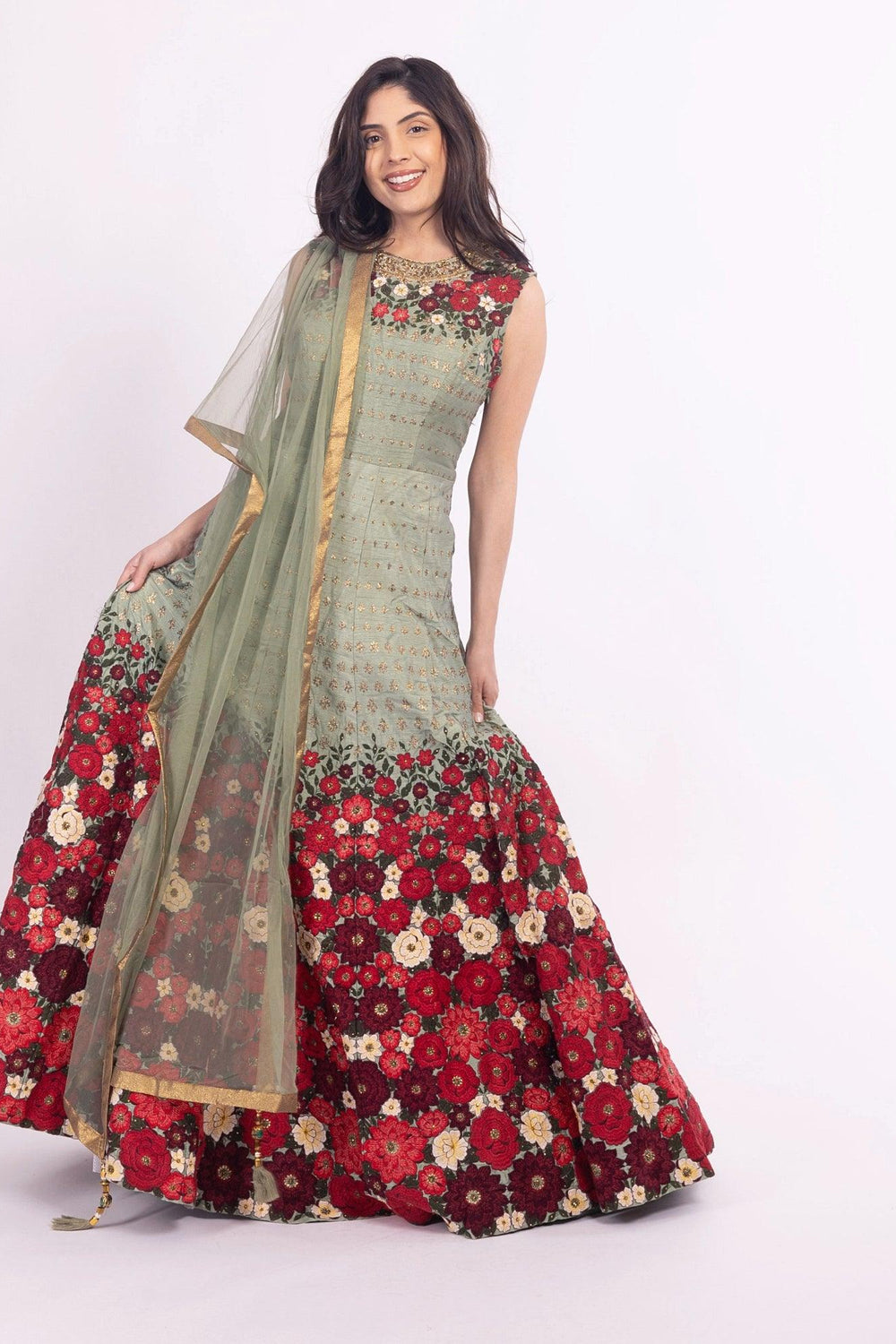 Cyrene Multicolor Gown ANARKALI & GOWN RAAS