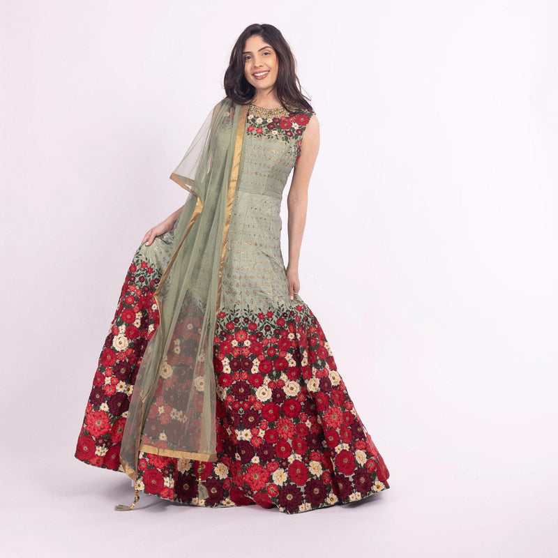 Cyrene Multicolor Gown ANARKALI & GOWN RAAS