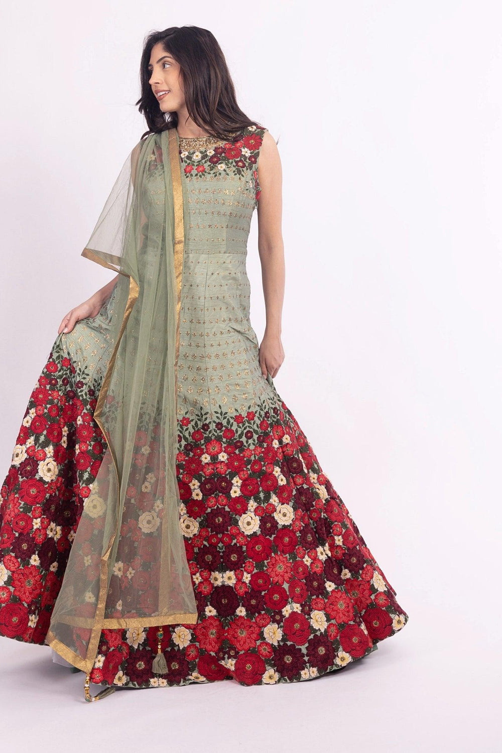 Cyrene Multicolor Gown ANARKALI & GOWN RAAS