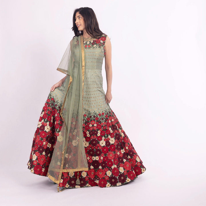 Cyrene Multicolor Gown-Raas USA