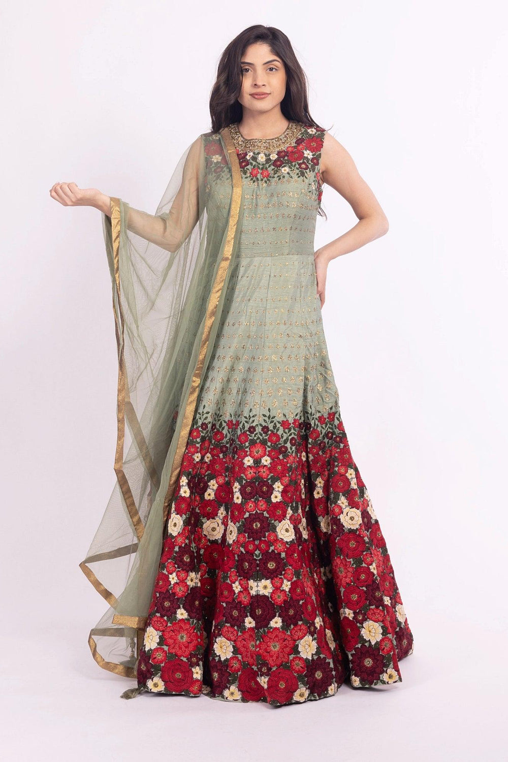 Cyrene Multicolor Gown ANARKALI & GOWN RAAS