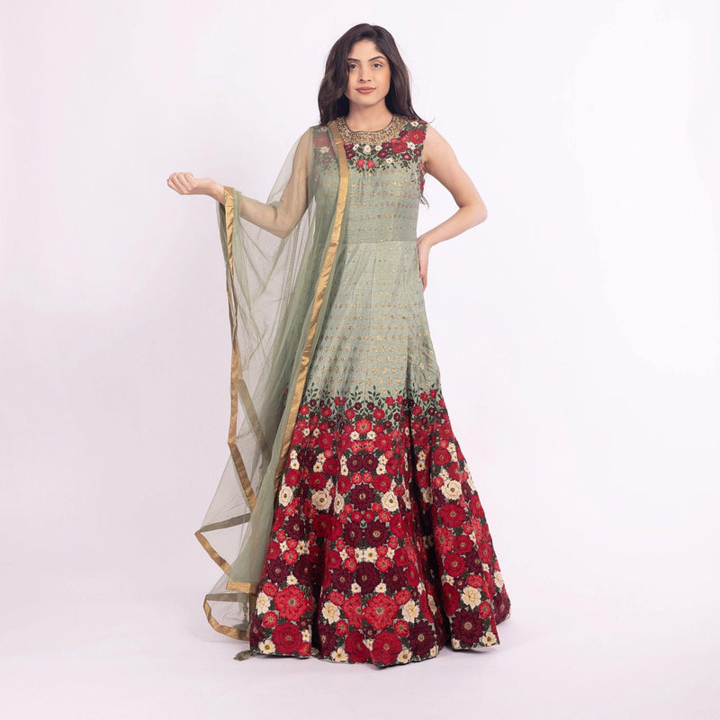 Cyrene Multicolor Gown ANARKALI & GOWN RAAS