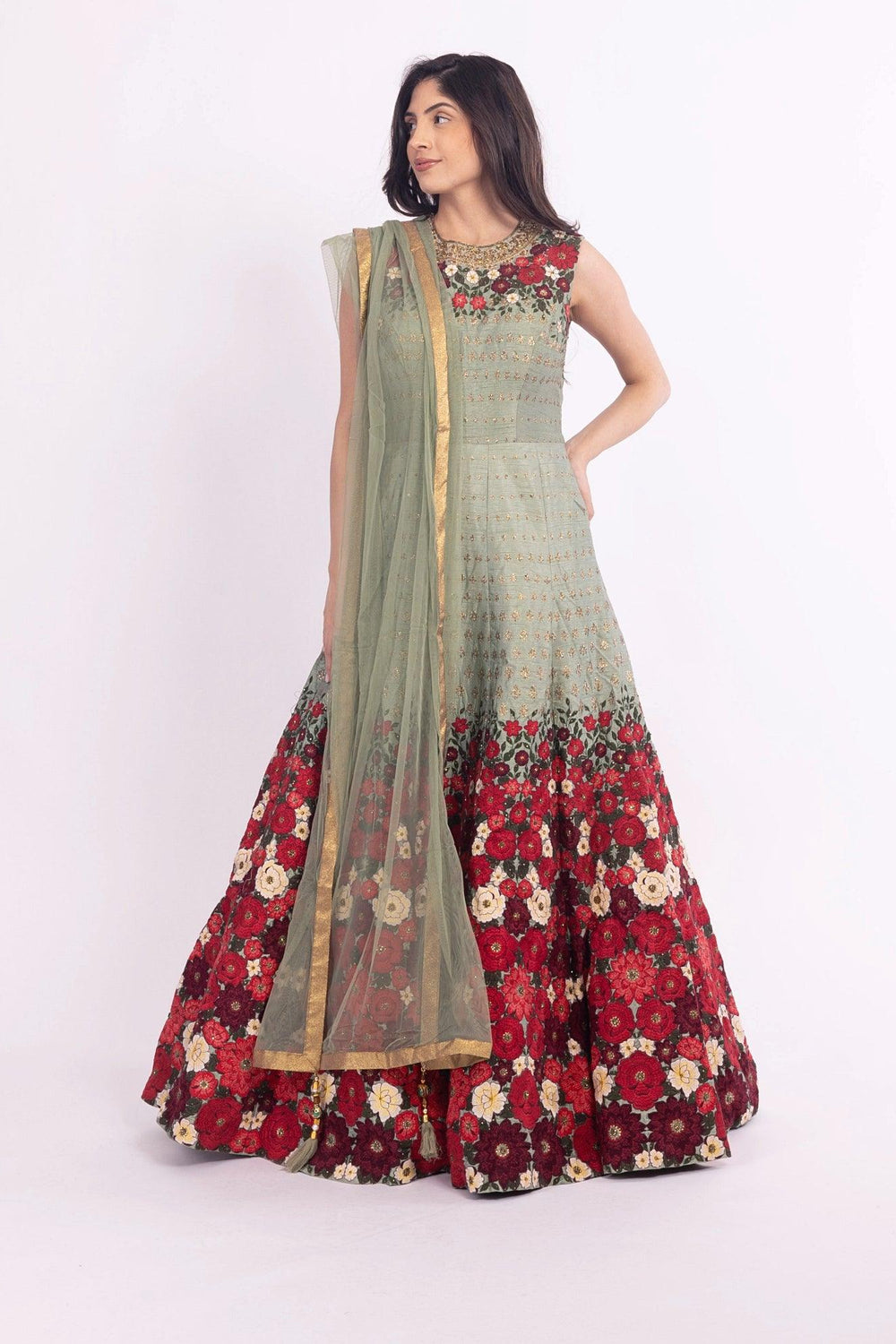 Cyrene Multicolor Gown ANARKALI & GOWN RAAS