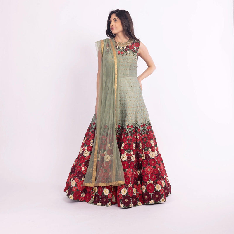 Cyrene Multicolor Gown ANARKALI & GOWN RAAS