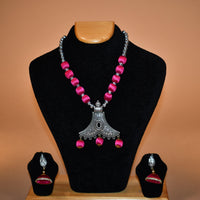 Double J Pink Beaded Necklace Set FASHION JEWELRY RAAS