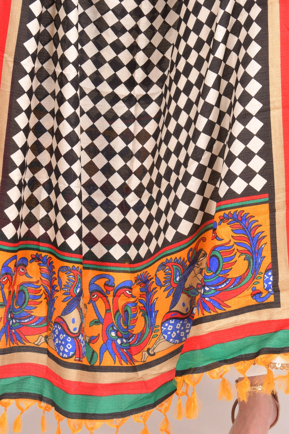 Eesha Peacock Motif Dupatta RAAS