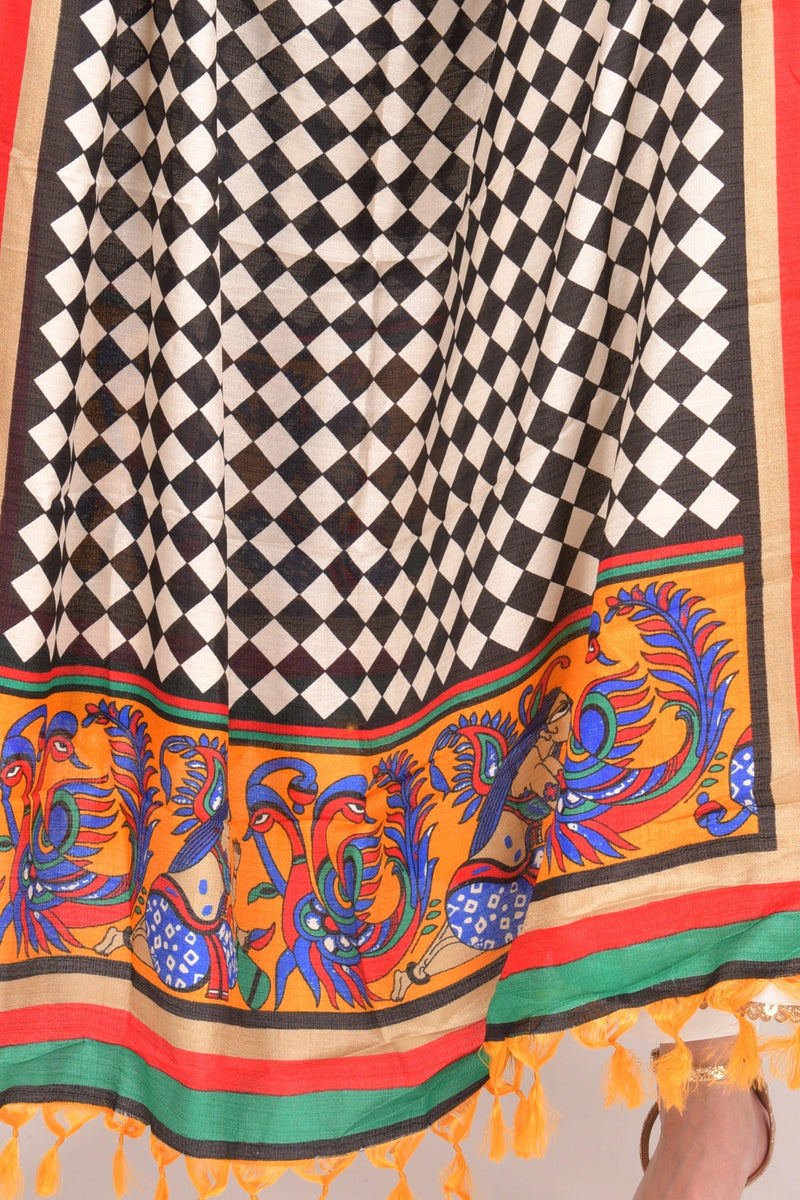 Eesha Peacock Motif Dupatta RAAS