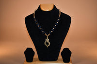 Elegant Black Necklace with Eye Drop Pattern FASHION JEWELRY RAAS