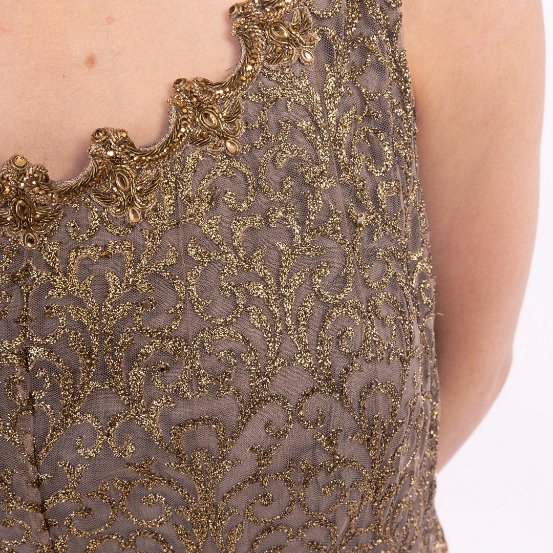 Elsinore Brown Gown ANARKALI & GOWN RAAS