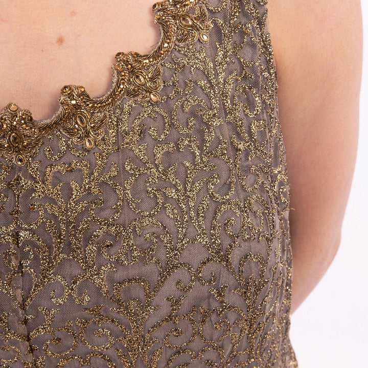 Elsinore Brown Gown ANARKALI & GOWN RAAS