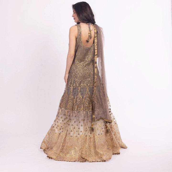 Elsinore Brown Gown ANARKALI & GOWN RAAS