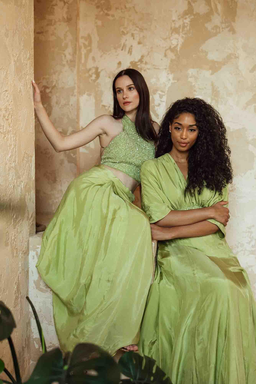 Everett Green Drape Skirt Set sarees and lehengas RAAS
