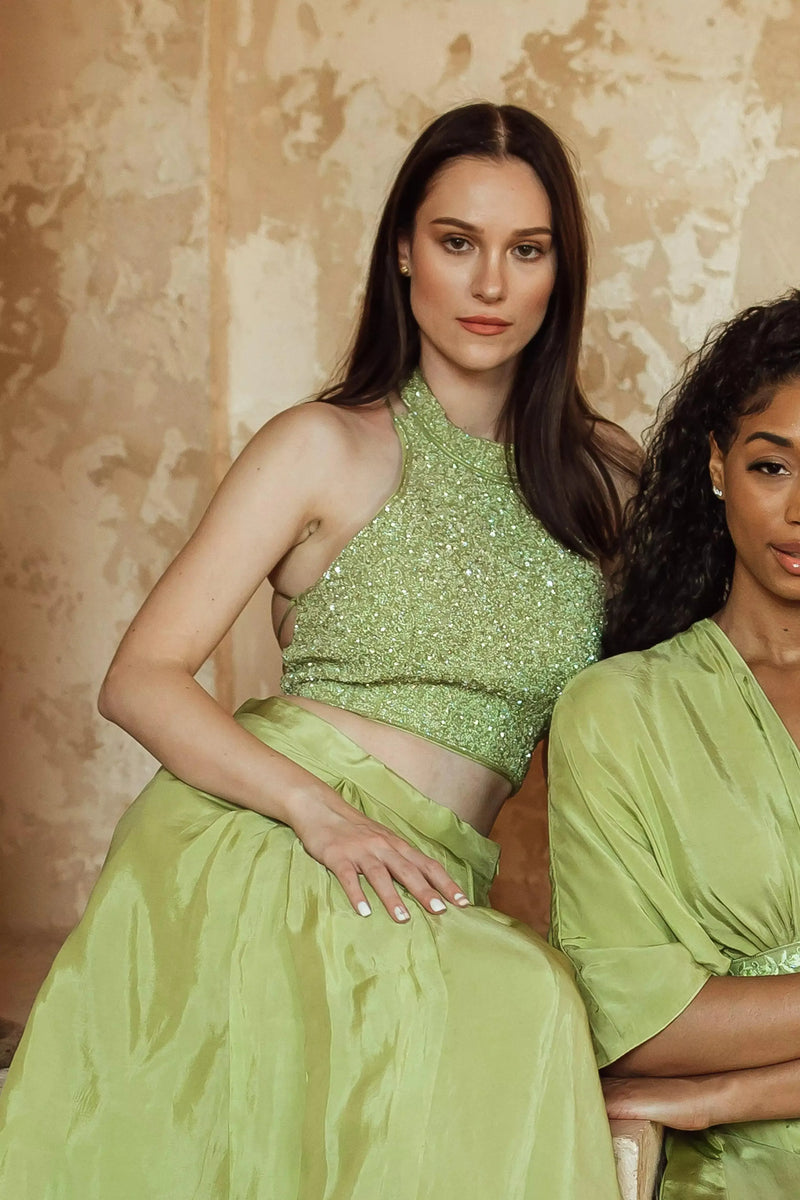 Everett Green Sparkle Top with Sequins blouse RAAS