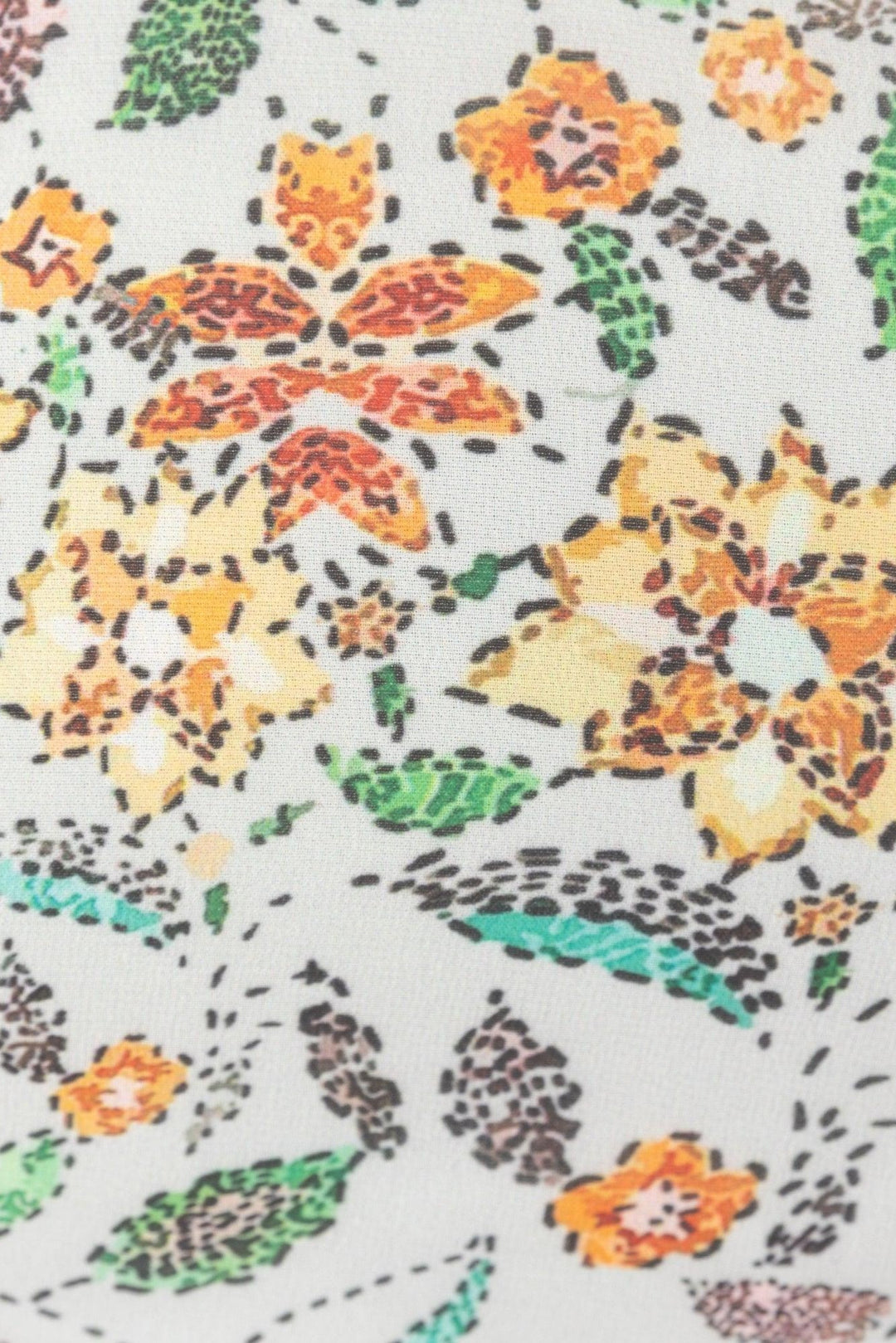 Floral Embroidered Three-Piece Set-Raas USA