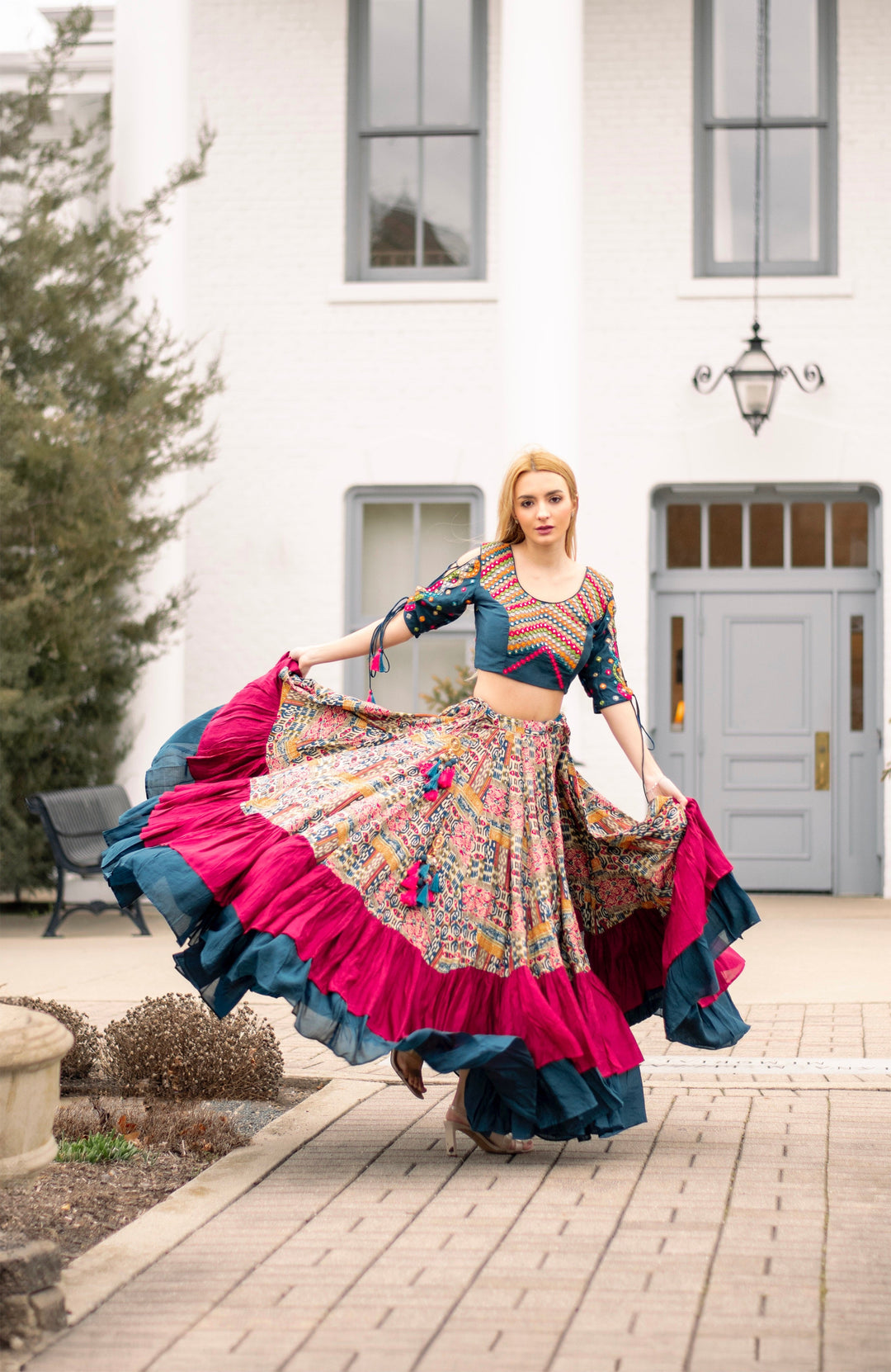 Full Flare Chaniya Choli Set-Raas USA