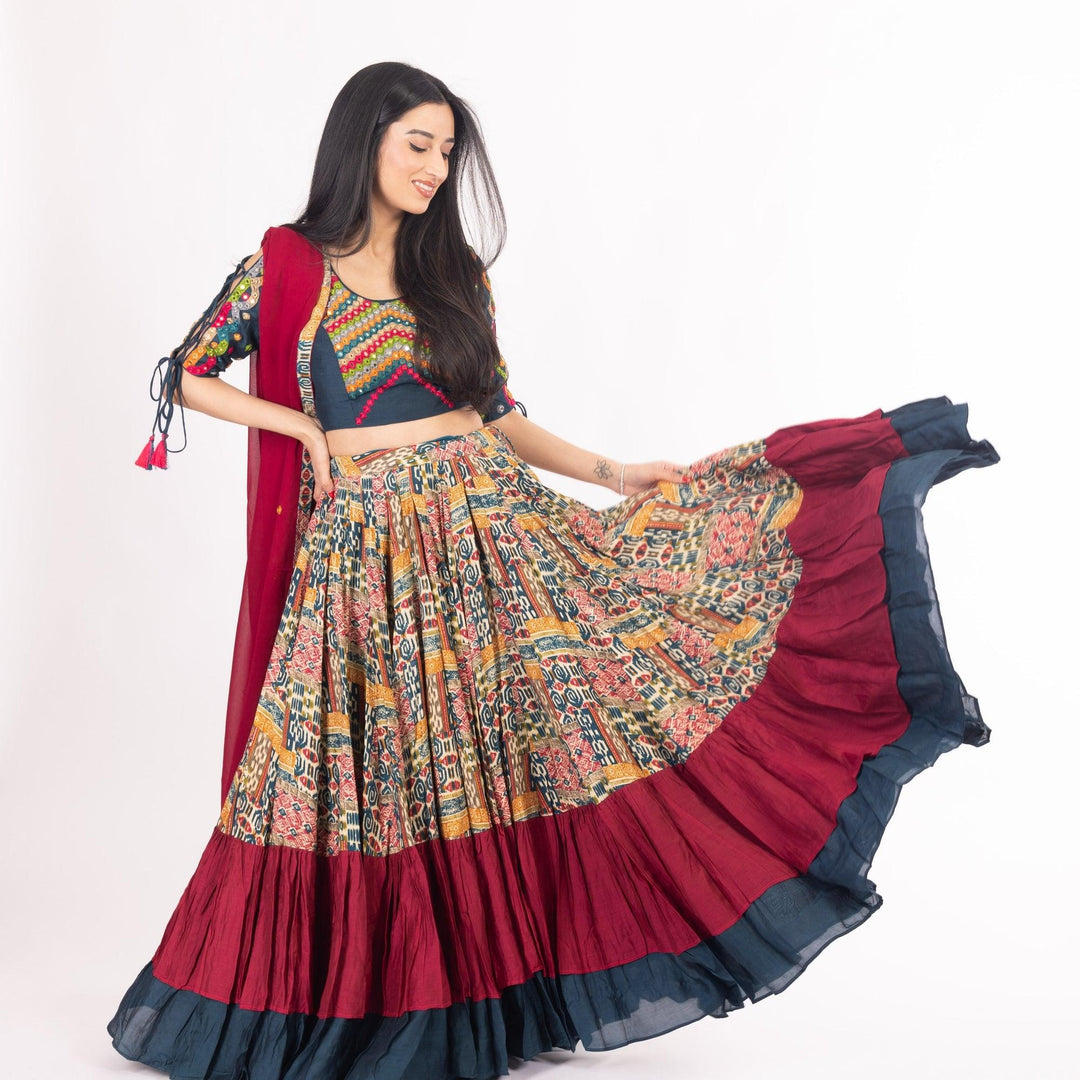 Full Flare Chaniya Choli Set-Raas USA