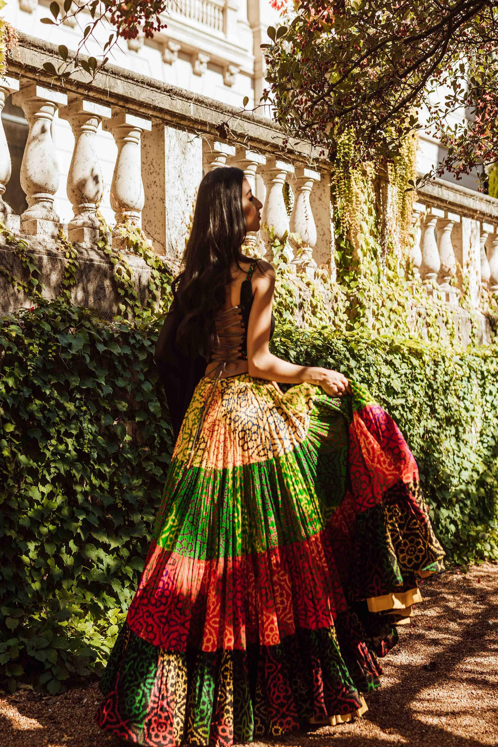 Full Flare Tropical Multicolor chaniya choli Chaniya choli RAAS