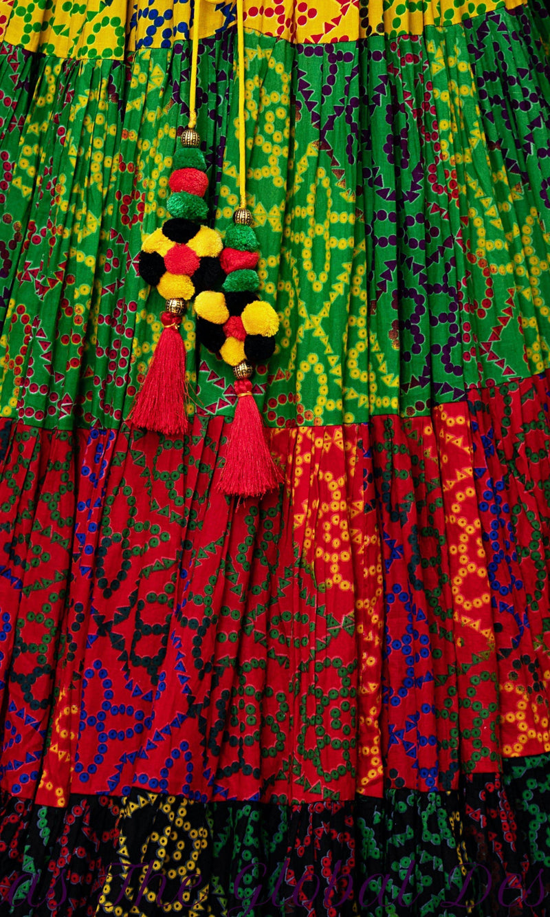 Full Flare Tropical Multicolor chaniya choli Chaniya choli RAAS