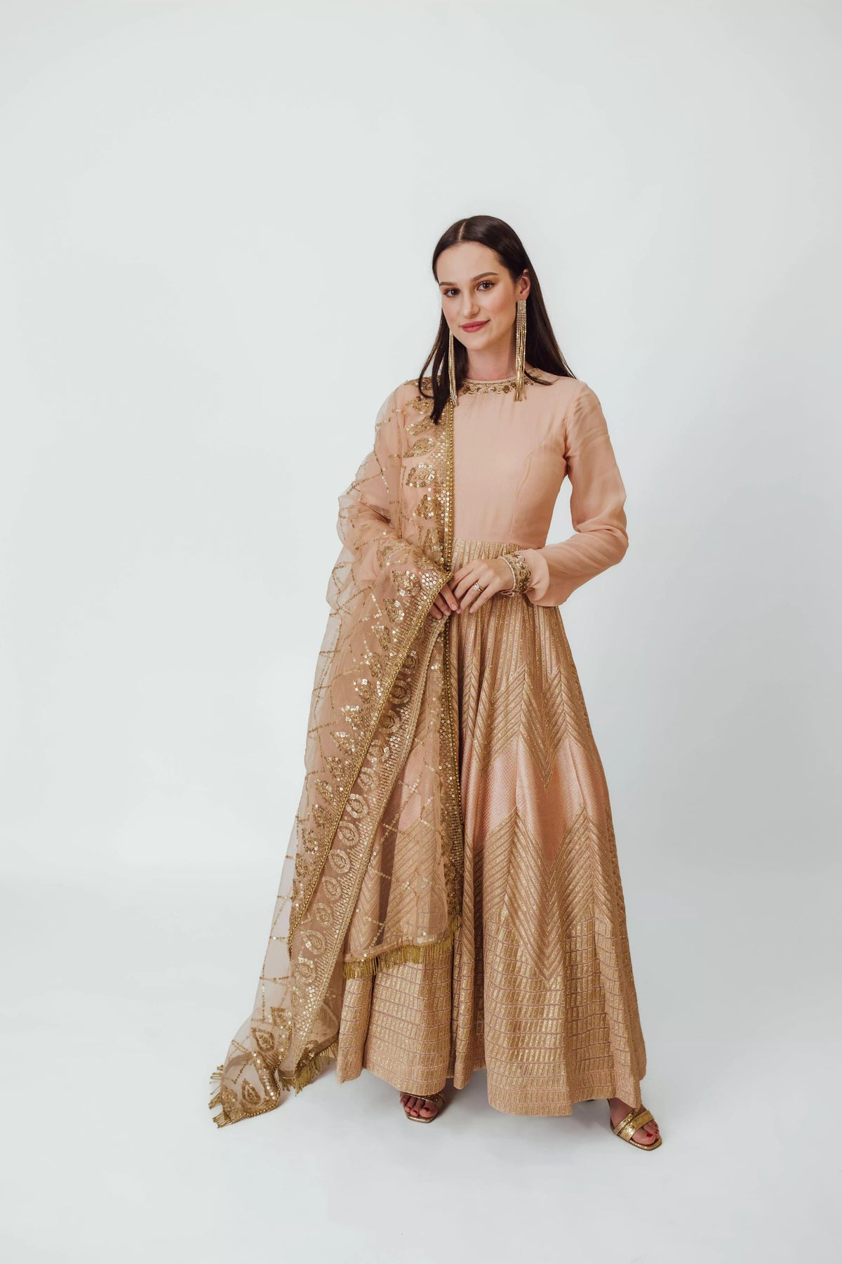 Full Sleeve Gown with Embroidery ANARKALI & GOWN RAAS