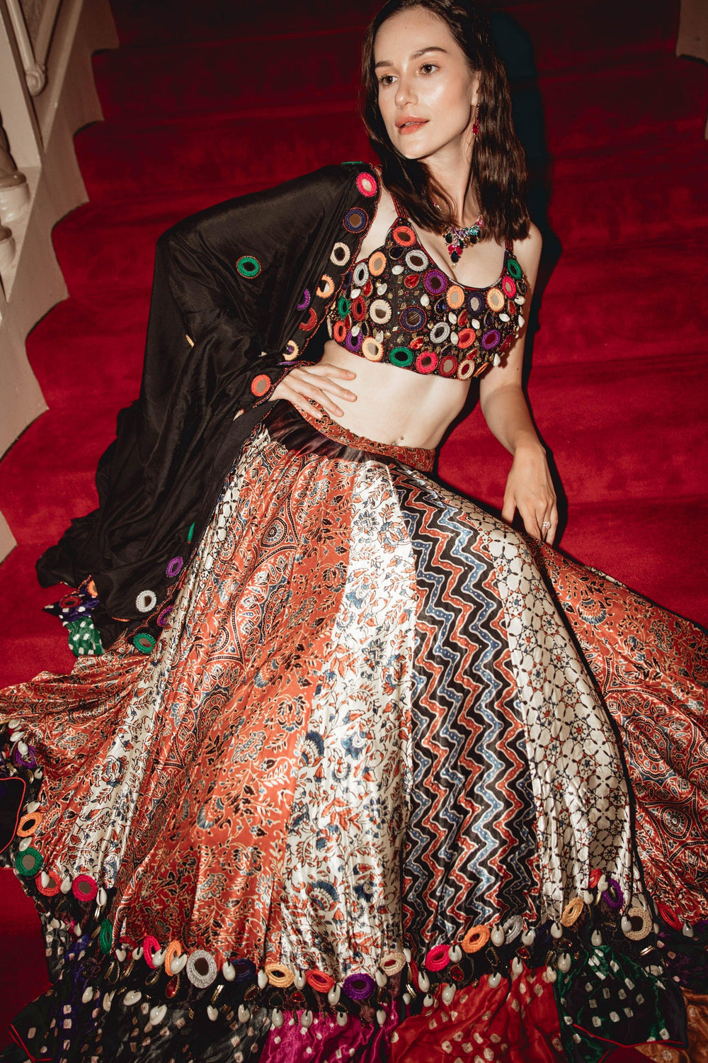 Gaji Silk Bridal Lehenga Choli Set-[bridal_lehenga]-Raas