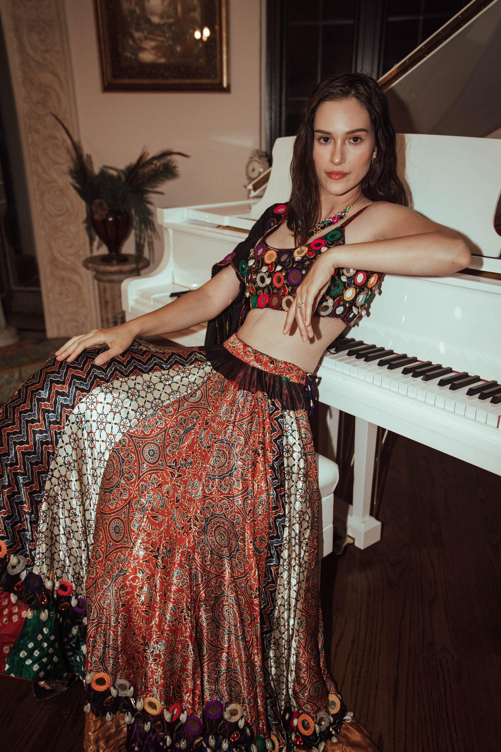 Gaji Silk Bridal Lehenga Choli Set-[bridal_lehenga]-Raas