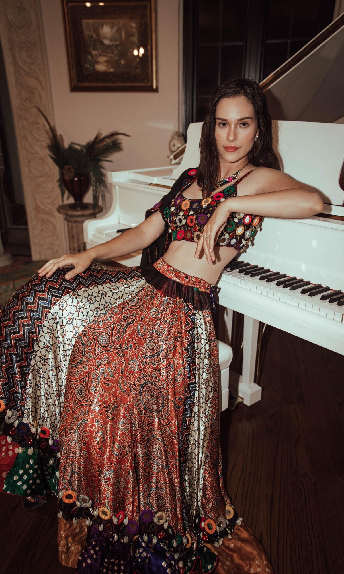 Gaji Silk Bridal Lehenga Choli Set-[bridal_lehenga]-Raas