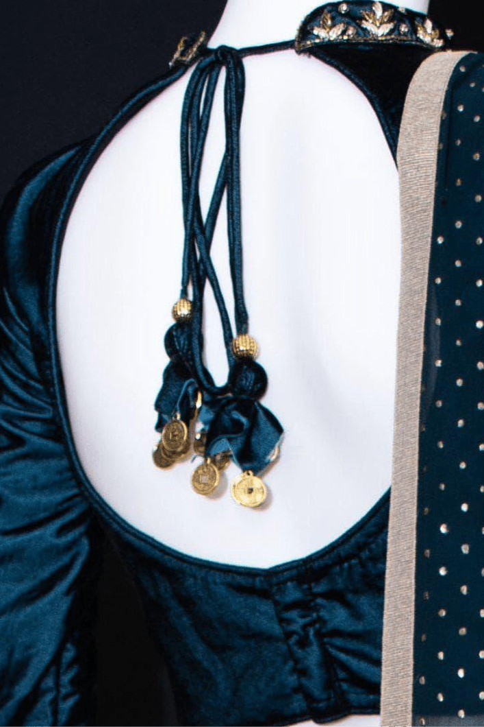 Hand Embroidered Lehenga Choli-Raas USA