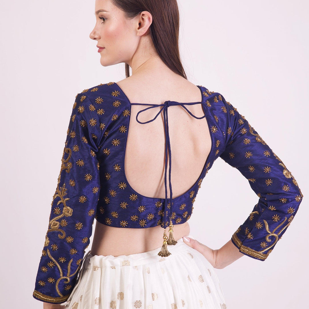 Harper Long Sleeve Blouse Embroidered-Raas USA