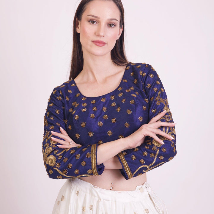 Harper Long Sleeve Blouse Embroidered-Raas USA
