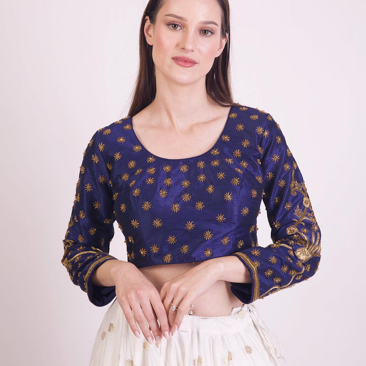 Harper Long Sleeve Blouse Embroidered-Raas USA