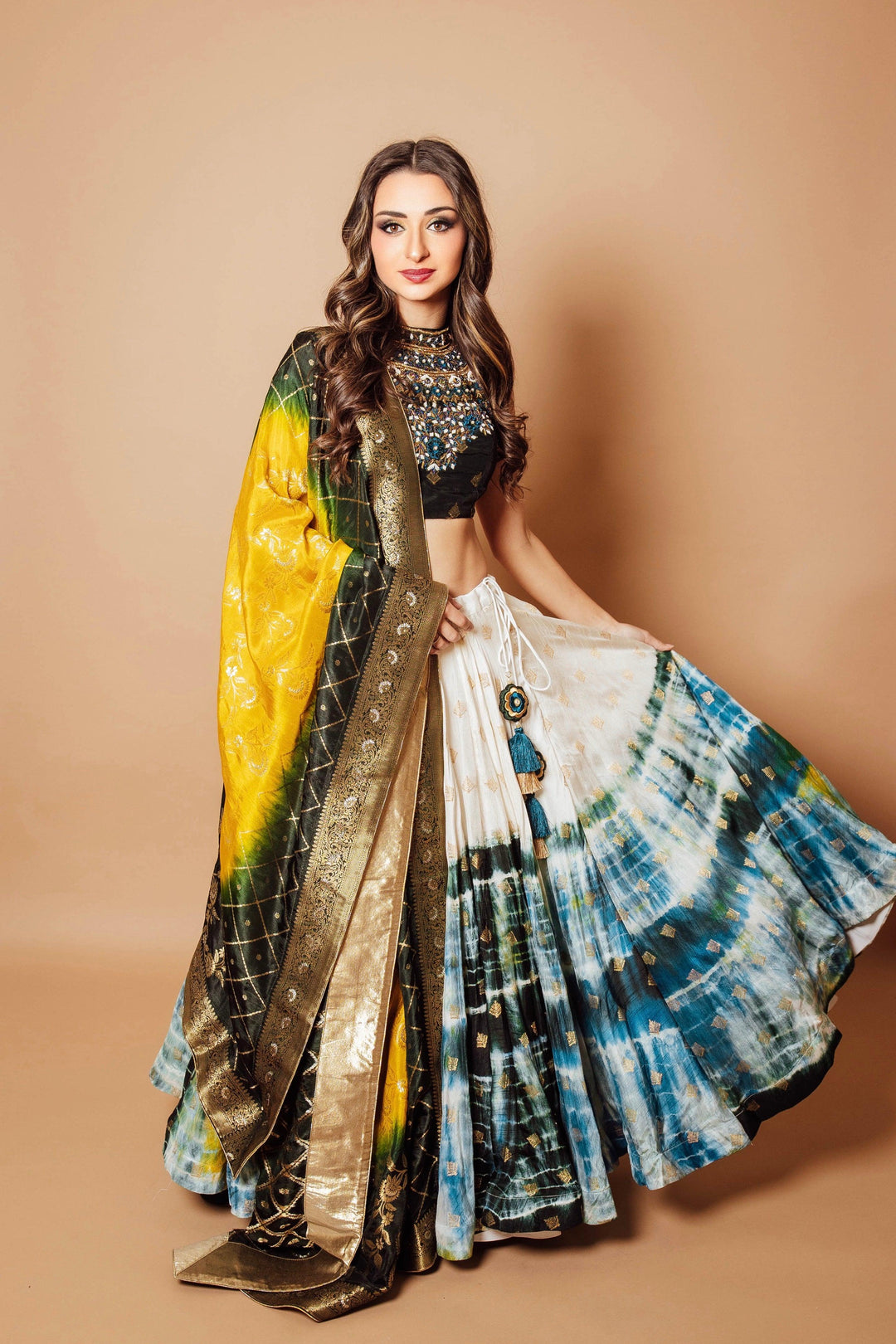 Angie Silk Tie Dye Lehenga choli set