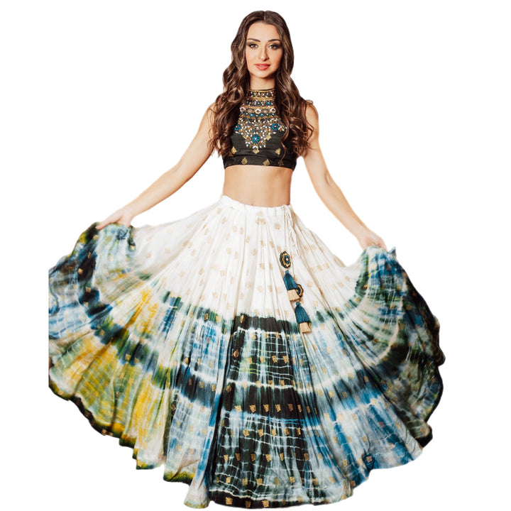 Angie Silk Tie Dye Lehenga choli set