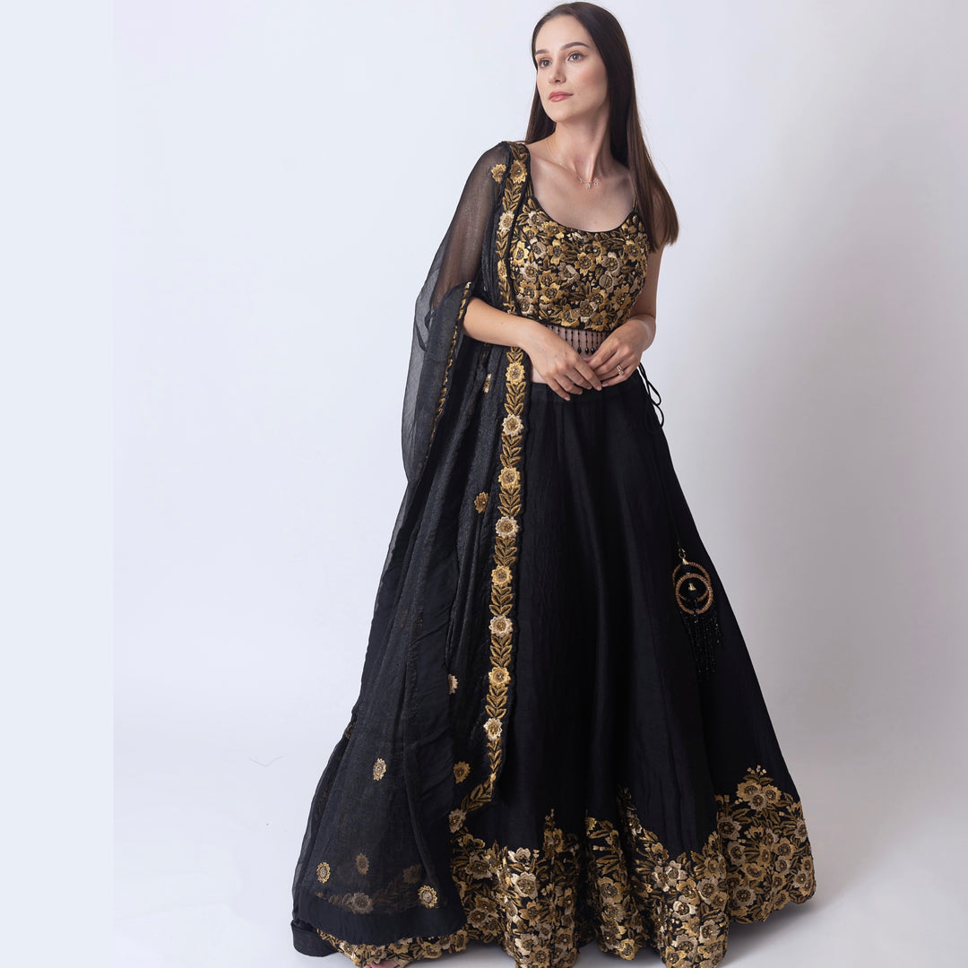 Josey Black Lehenga Choli