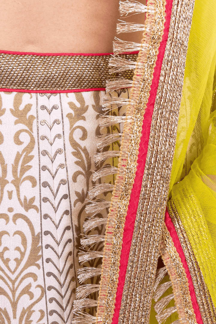 Isolde Pink Lehenga Choli Set-Raas USA