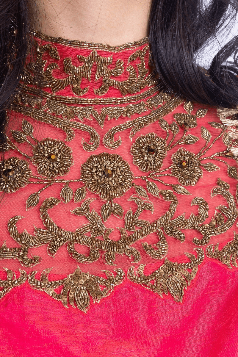 Isolde Pink Lehenga Choli Set Chaniya choli RAAS