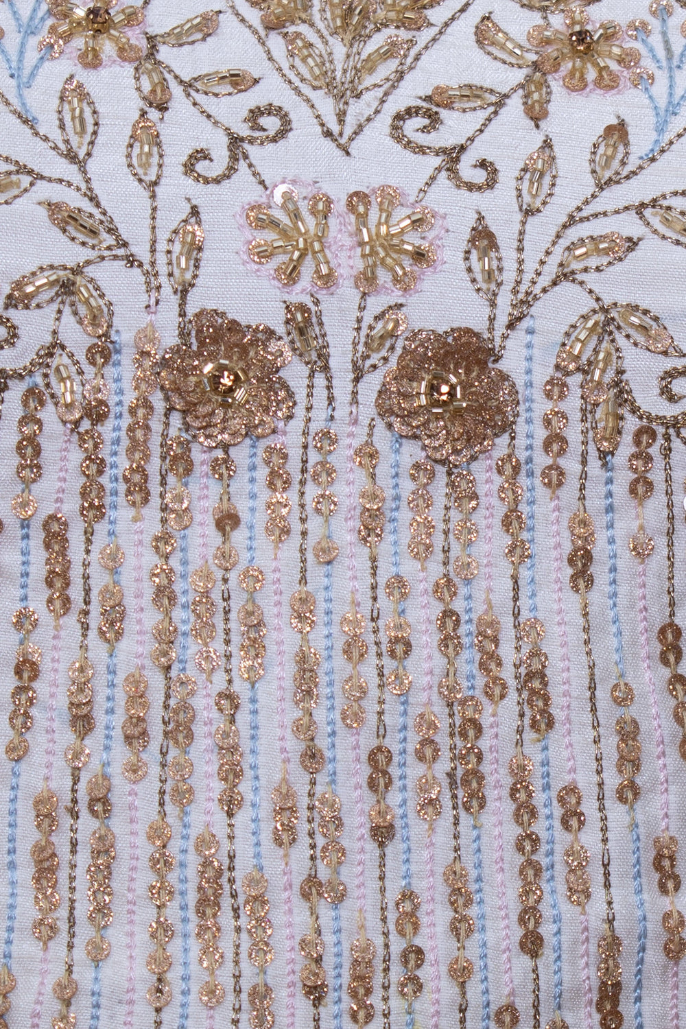 Ivory Hand Embroidered Bridal Lehenga Choli Set-[bridal_lehenga]-Raas