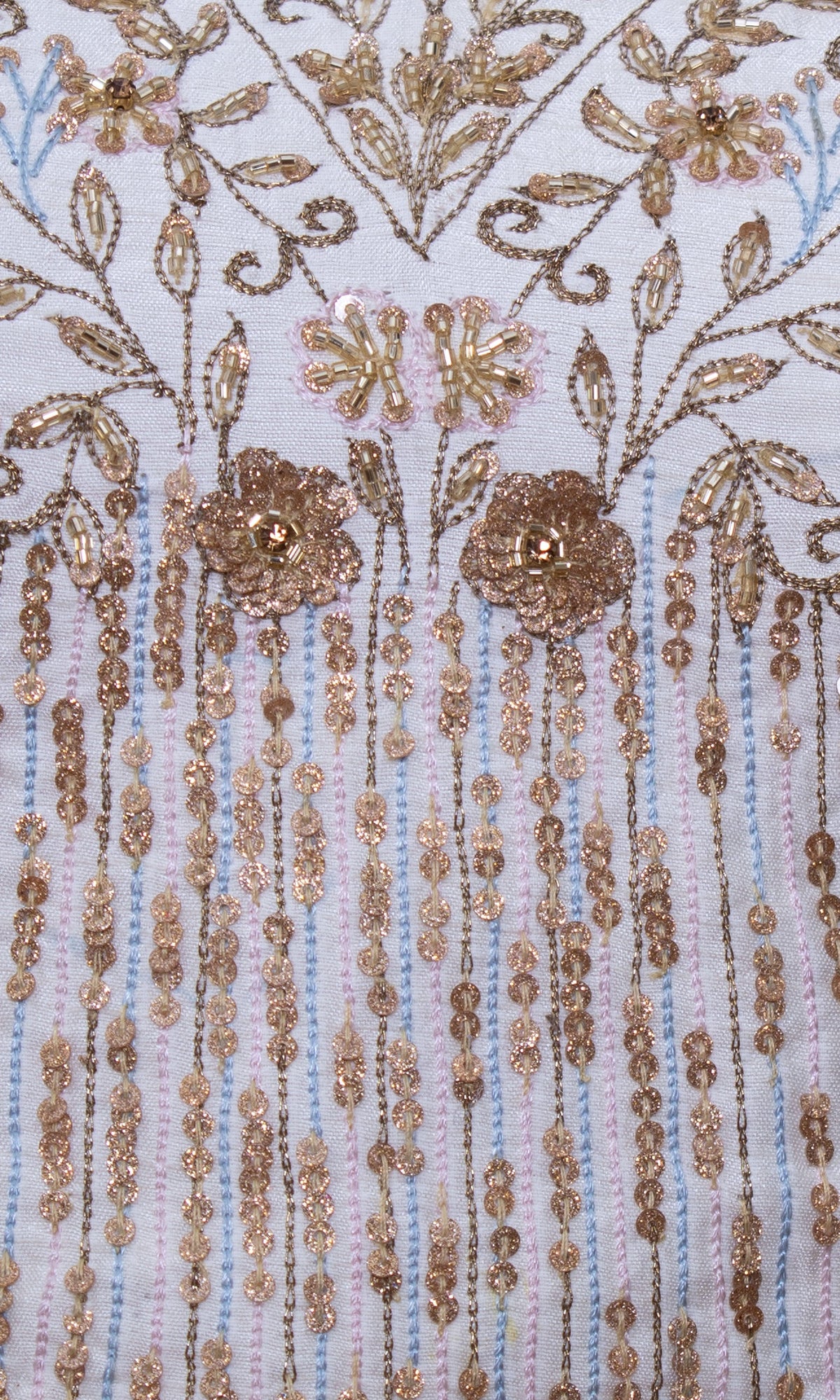 Ivory Hand Embroidered Bridal Lehenga Choli Set-[bridal_lehenga]-Raas