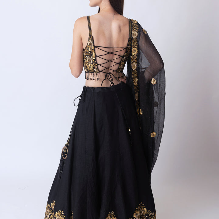 Josey Black Lehenga Choli