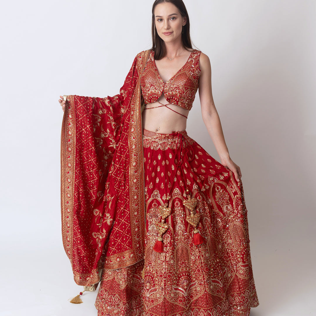 Jiya Banarasi Silk Lehenga