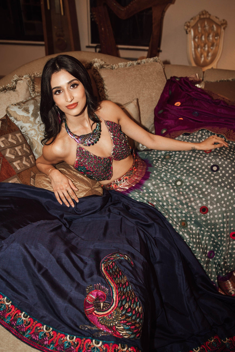 Lehenga Choli Set-[bridal_lehenga]-Raas