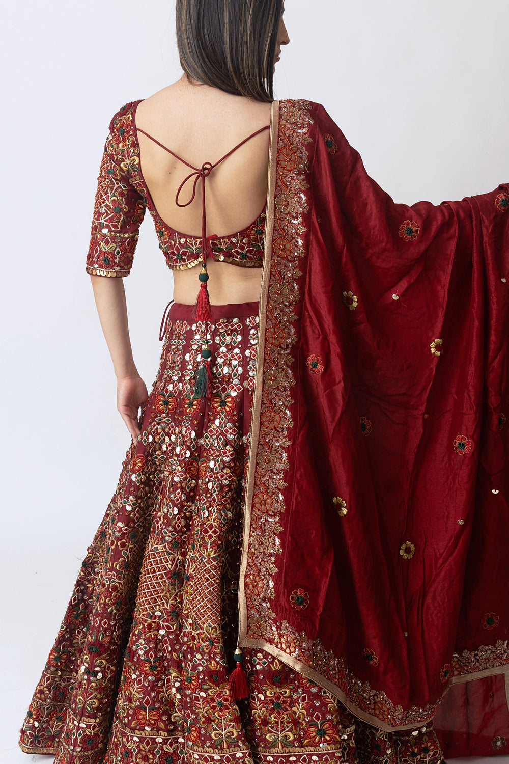 Lehenga Choli Set-[bridal_lehenga]-Raas